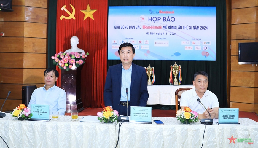 Gần 400 tay vợt tranh tài Giải bóng bàn Báo Hà Nội Mới mở rộng 2024
